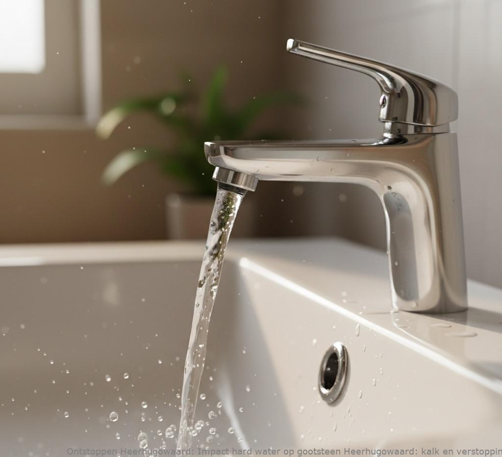 Impact hard water op gootsteen Heerhugowaard: kalk en verstoppingen