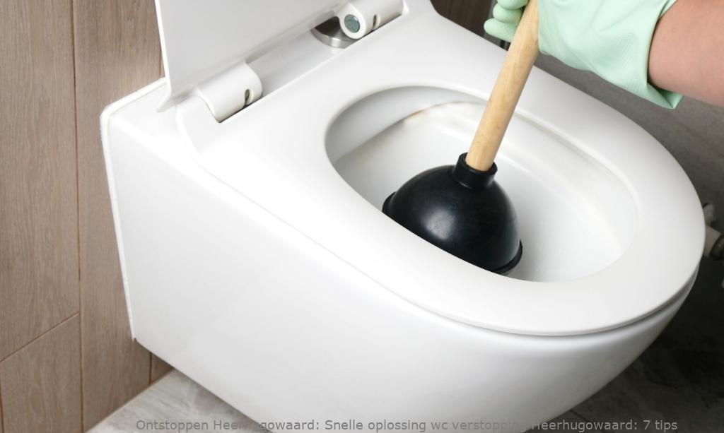 Snelle oplossing wc verstopping Heerhugowaard: 7 tips